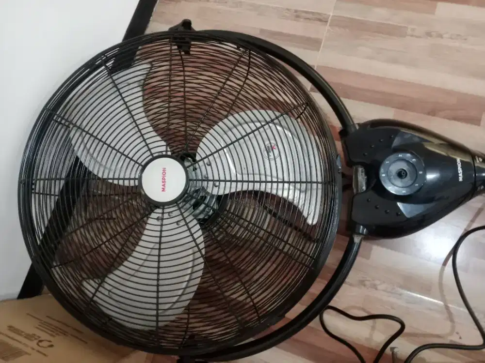 Kipas angin dinding full besi maspion power fan pw - 501w