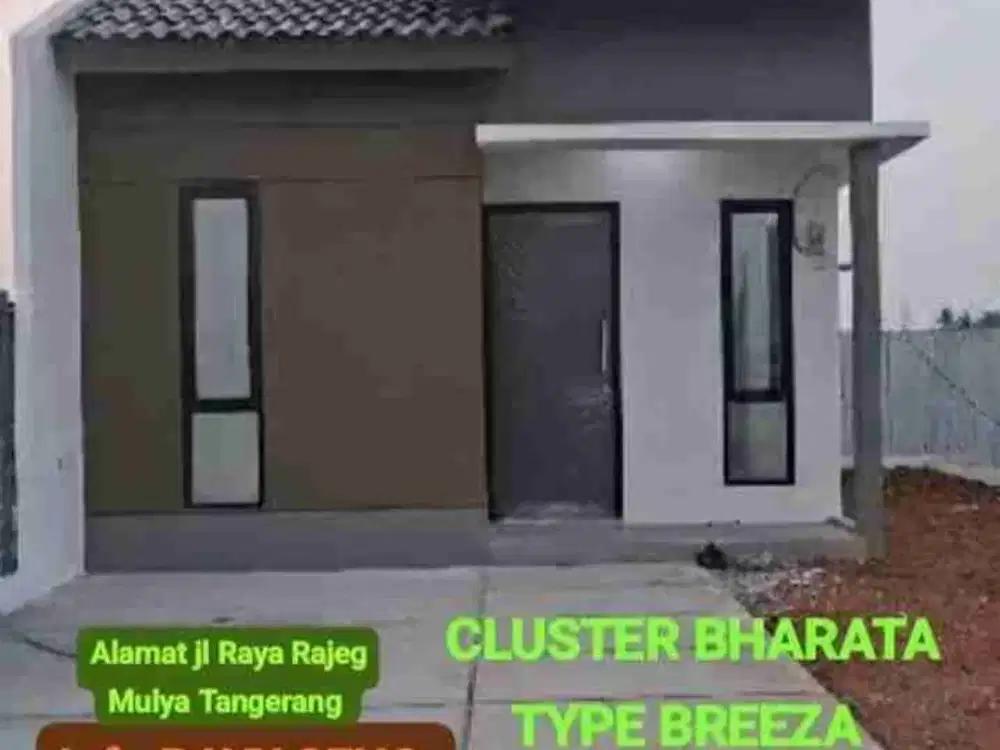 TYPE BREEZA CLUSTER BHARATA PURI JAYA RAJEG HARGA 300JT-AN