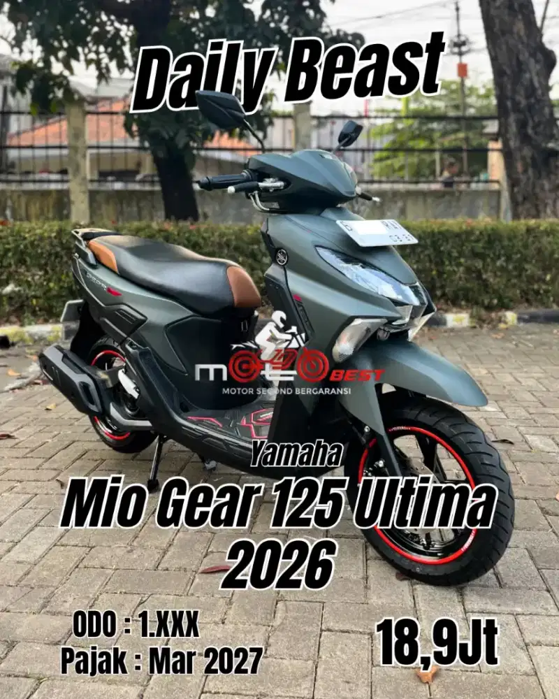 Yamaha Gear Ultima Hybrid Smart 125cc 2026 Type tertinggi