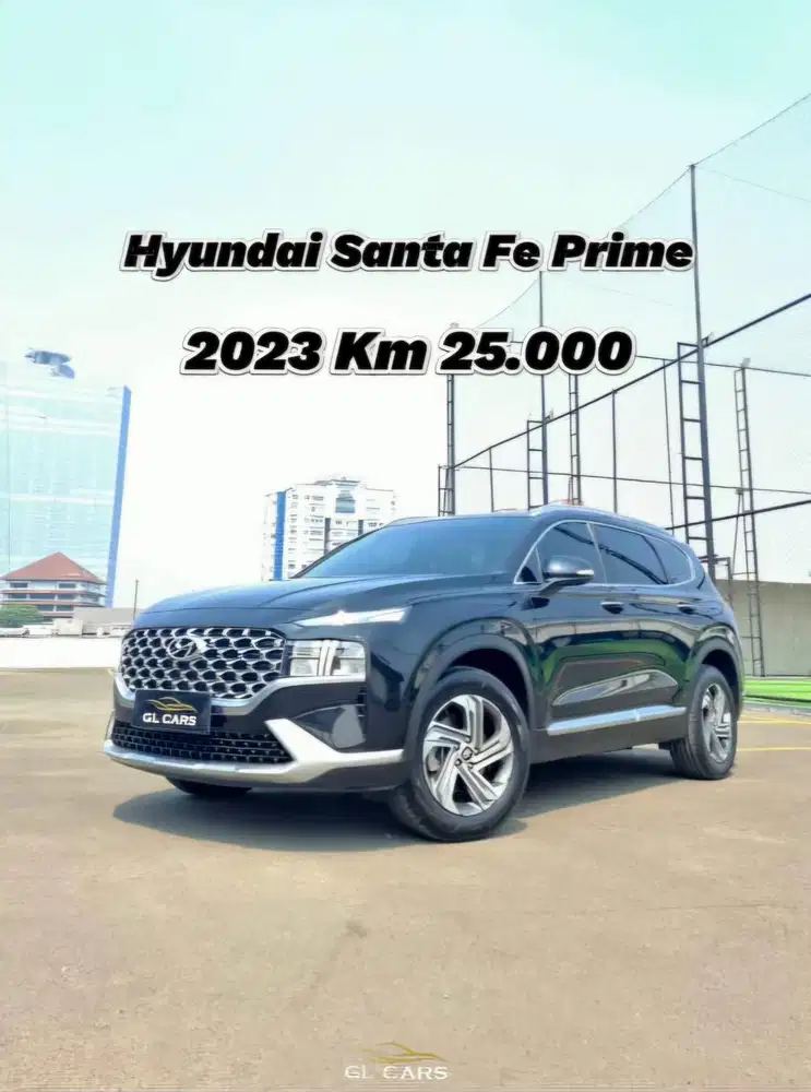Santafe 2.5L Prime Cash 2023 Hitam Km 30Rb Hyundai Santa Fe Hitam