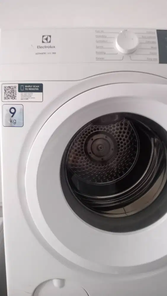 Dryer Electrolux konversi gas 9kg bekas 3bln baru beberapa X pakai