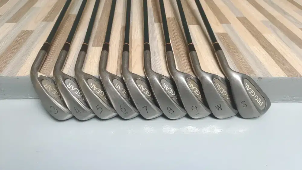 Golf set lengkap 9 iron 3 driver plus bag