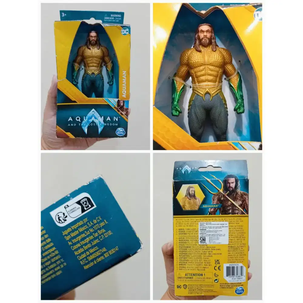Action Figure Aquaman Spinmaster DC
