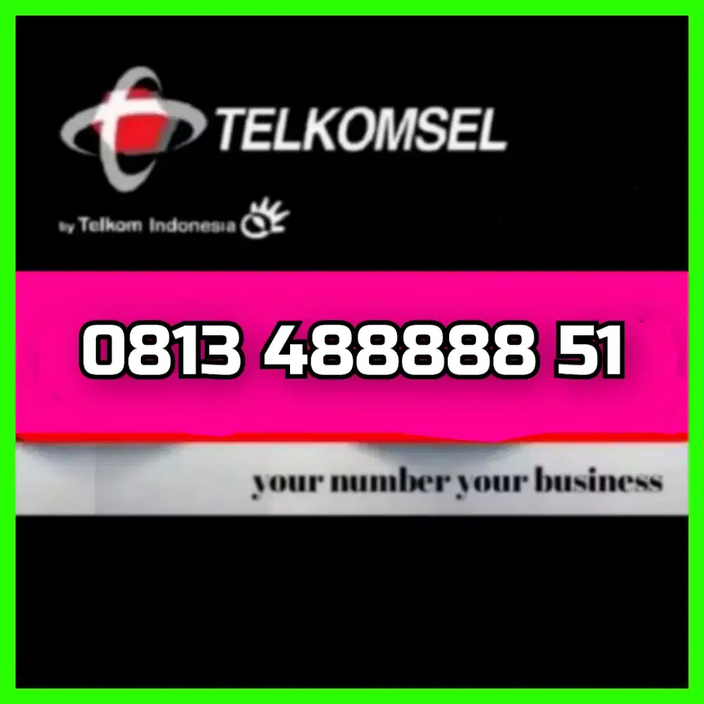 Nomor cantik simpati Telkomsel