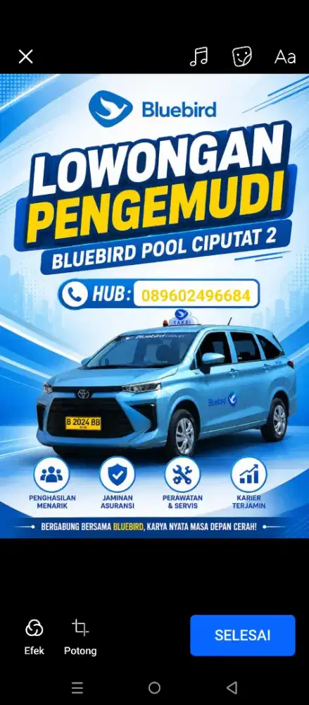 Lowongan driver,sopir,pengemudi