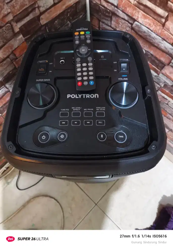 Di jual speaker aktip fortable merk Polytron Partymax
