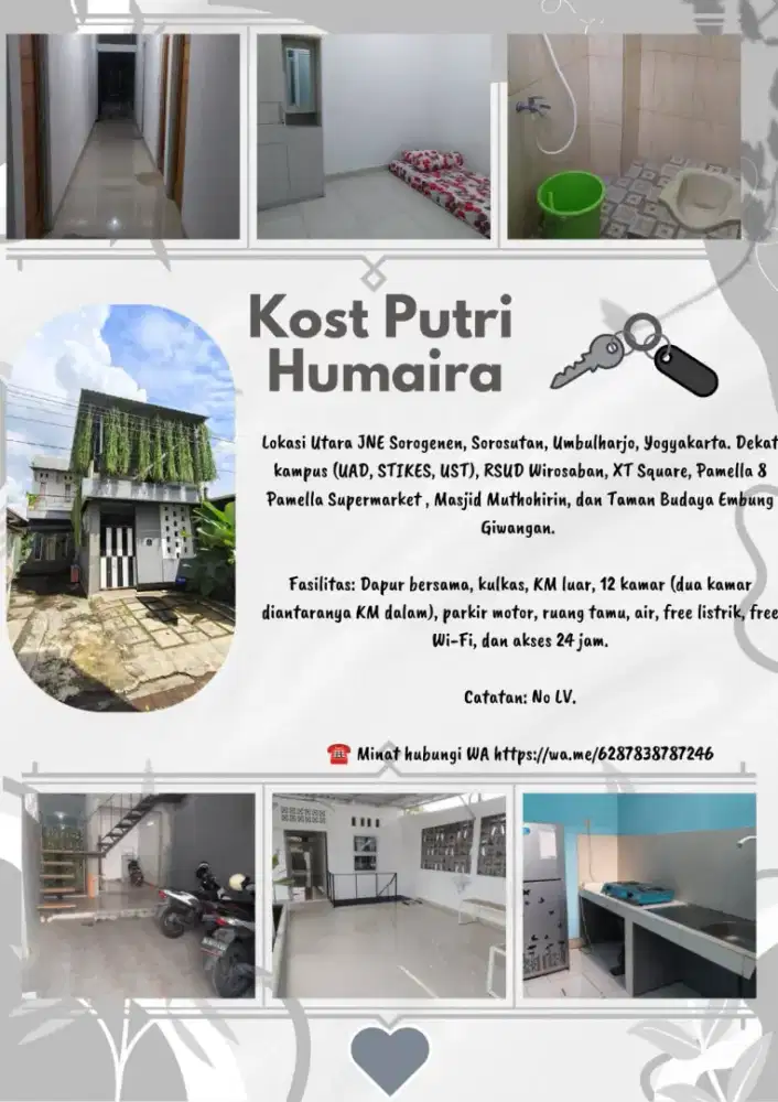 Terima Penghuni Kost Putri