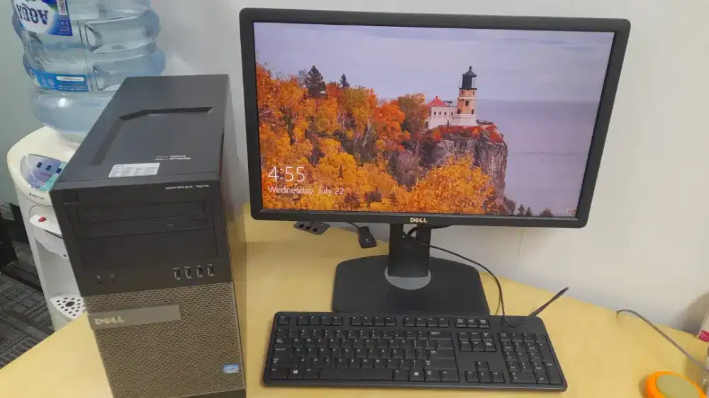 PC DELL SATU SET CORE i5 GEN 4 RAM 4 GB (ada 3 set) + Monitor Dell