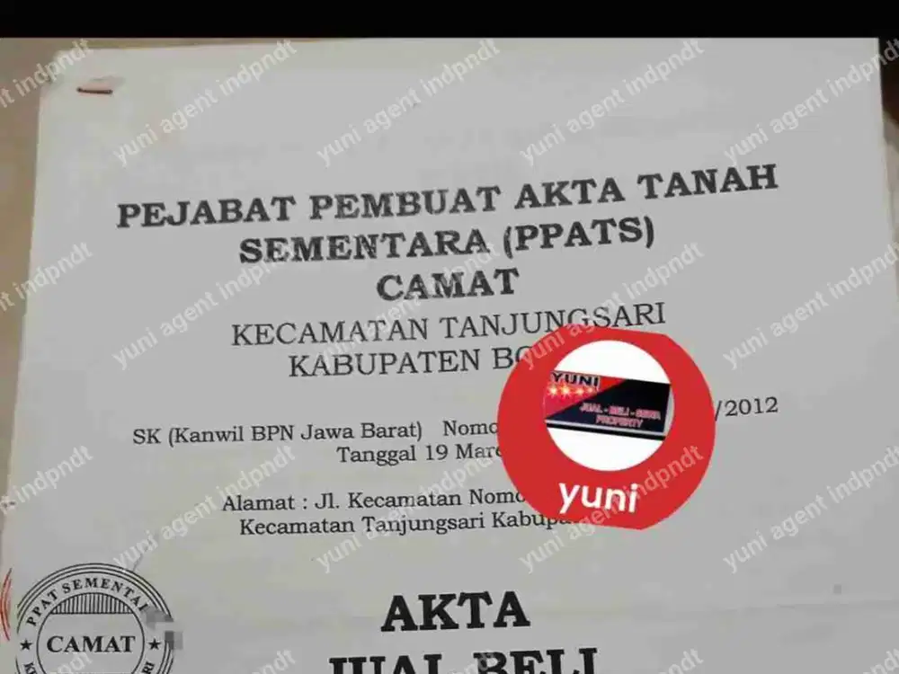 jual tanah kavling pinggir jalan ,sirnarasa ,tanjungsari bogor