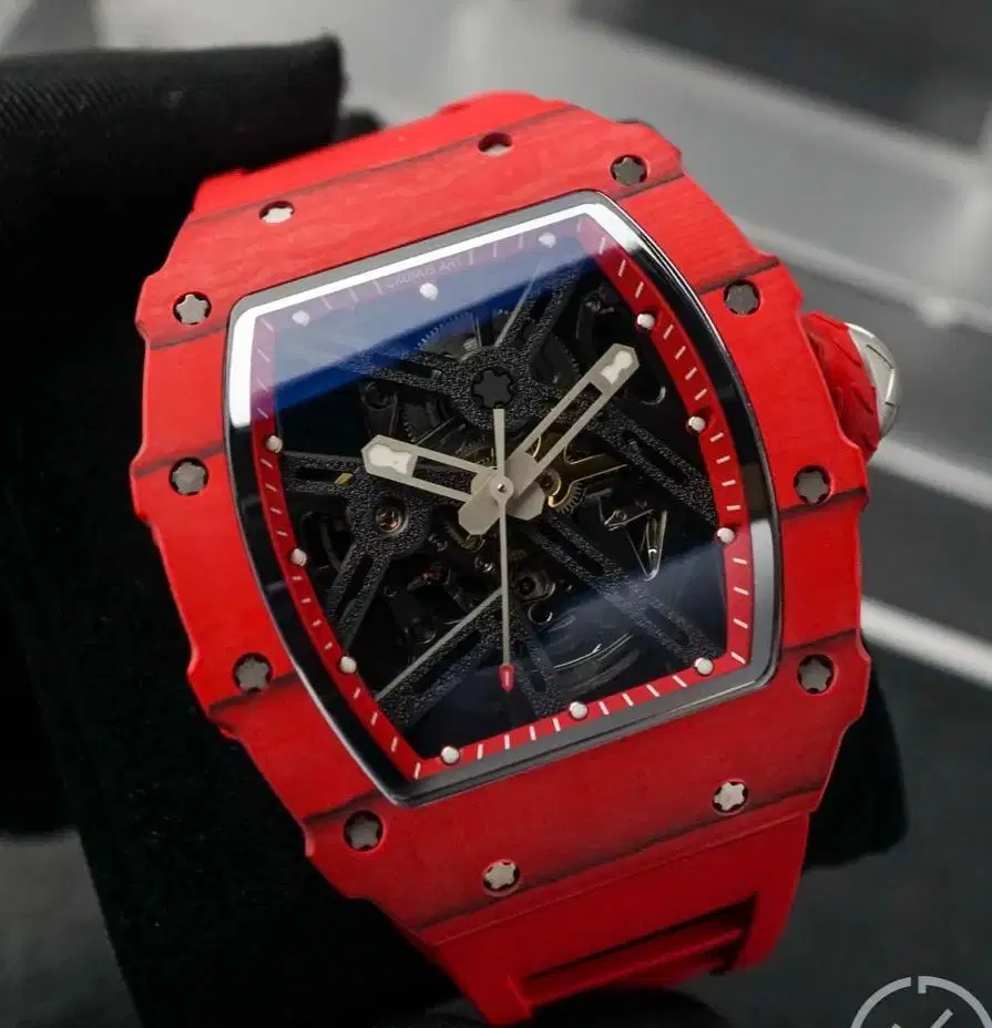Jam Tangan Cronus Art Rubber Red Origianl Fullset