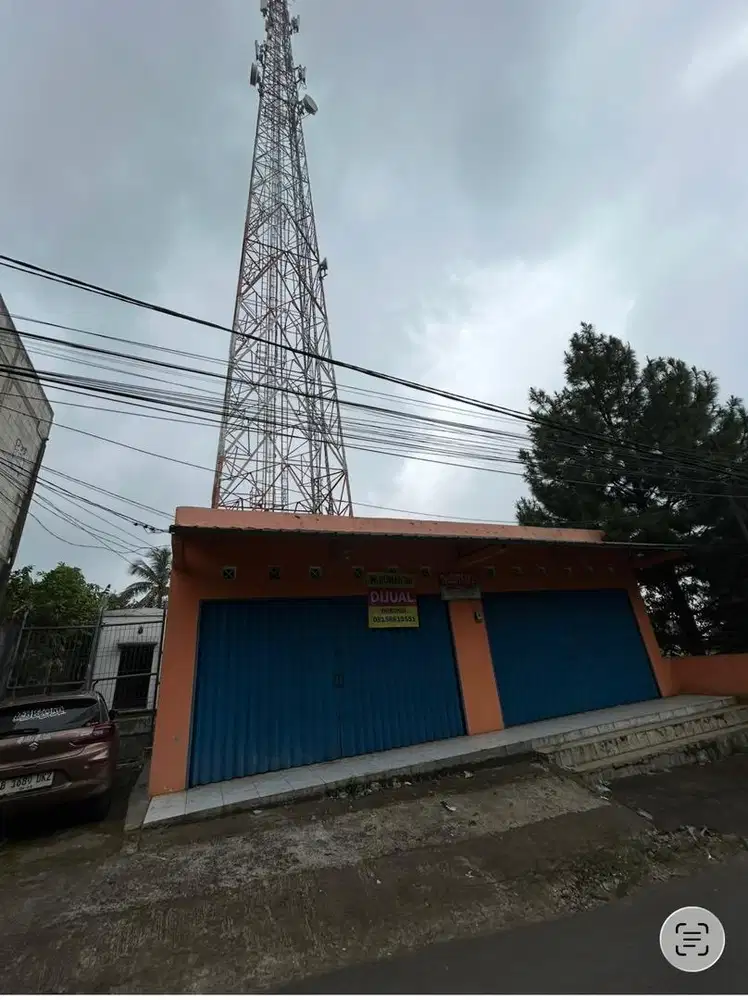 Di jual lahan (sewa tower upto 300jt) dan 2 bh ruko