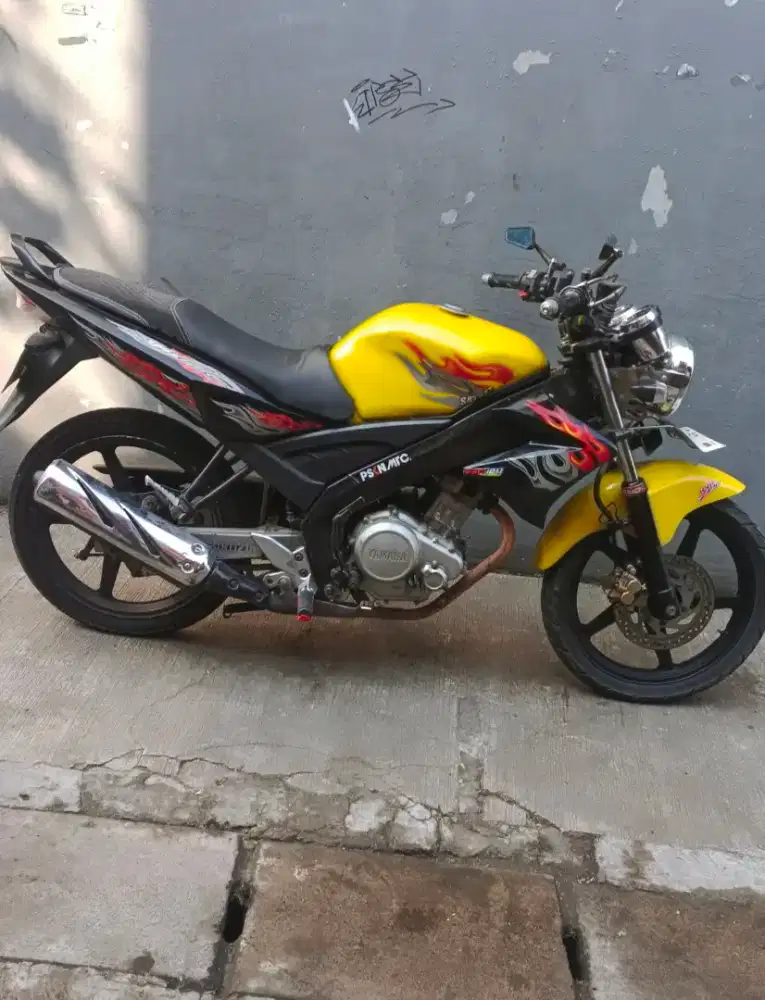 Yamaha Vixion modif ala ninja ss lengkap plat hidup
