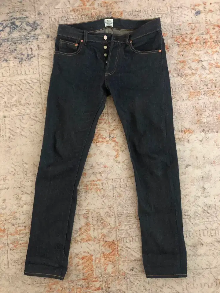 Pot Meets Pop - Denim Jeans Super Thaistick Blue Indigo levis mischief