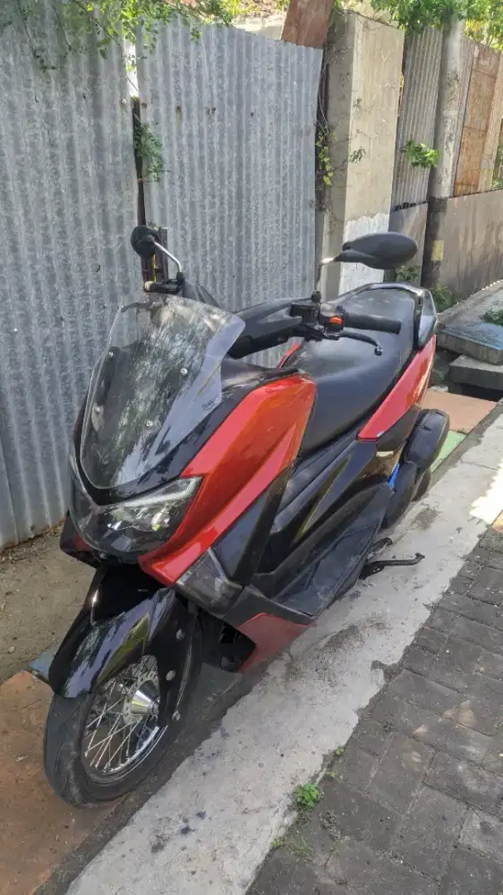Nmax Old 2017 Merah Glossy Modif Ringan