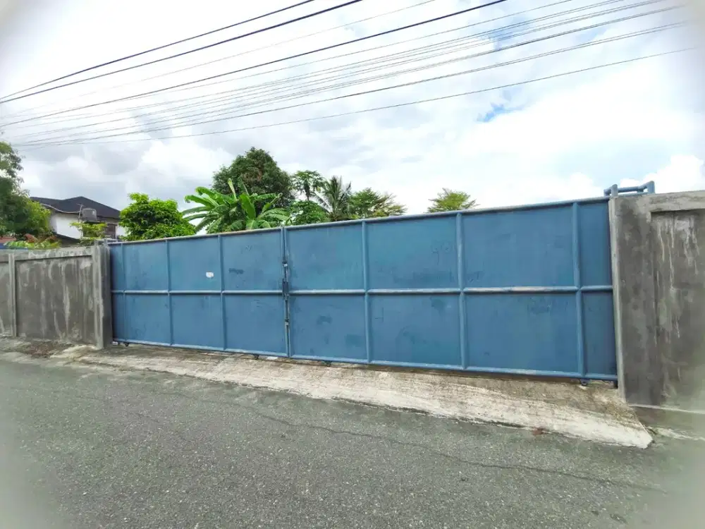 TANAH KERAS, SUDAH PAGAR KELILING SIAP BANGUN LOKASI JL. KUANTAN DEKAT MAL PEKANBARU