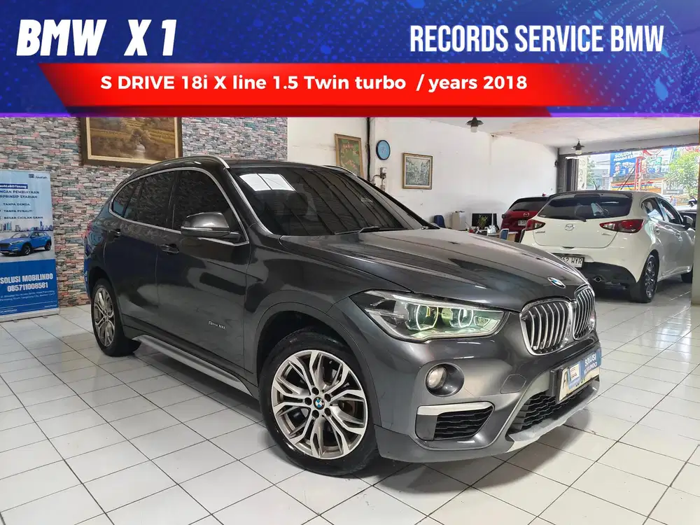 BMW x 1 S DRIVE 18i X LINE 1.5 Bensin AT 2018 Dark Gray