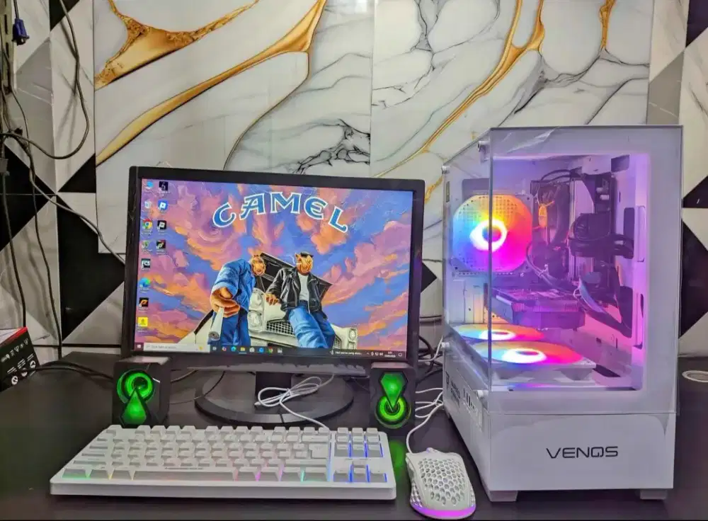 PC GAMING FULSET I5.3470 VGA 4GB LAYAR LED 19INCHI