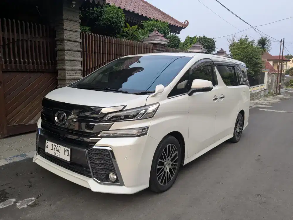 Vellfire 2015 pemakaian 2016