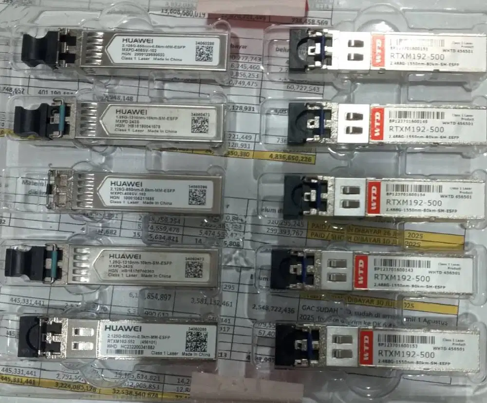 Dijual Berbagai Type E-SFP