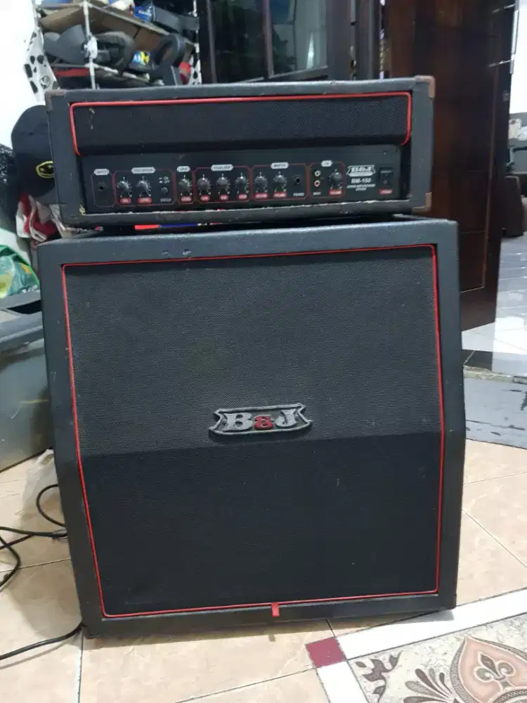 Ampli gitar B&J head cabinet