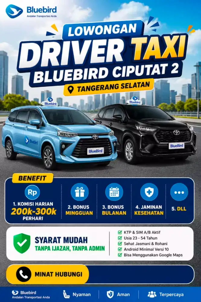 Lowongan supir taksi