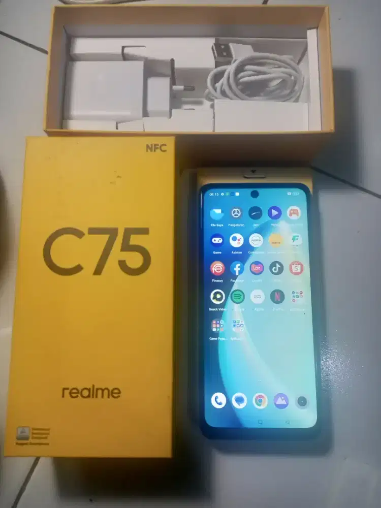 Hp realme c75 ram 8/256 support NFC