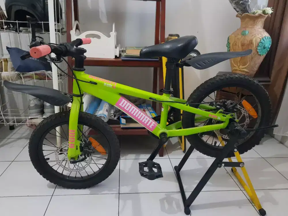 Jual MURAH - Sepeda Anak MTB Dominate A-One 16 (Neon Green)
