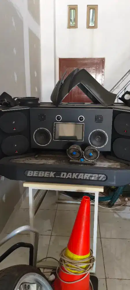 Paket Audio Mobil Custom + Head Unit Android + Box Audio Custom