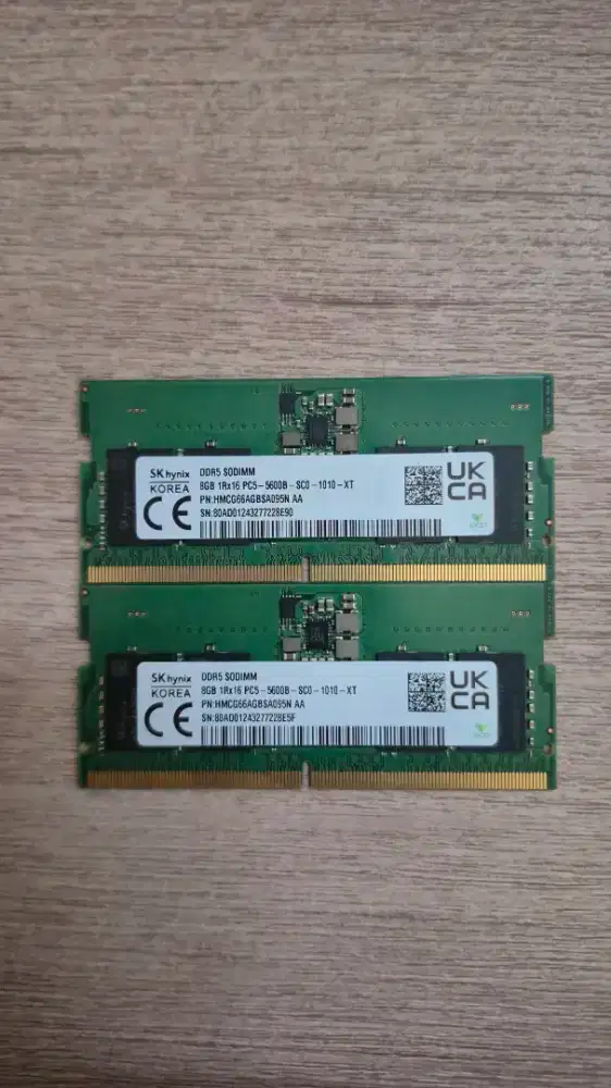 RAM Laptop SODIMM DDR5 8GB 5600 MHz