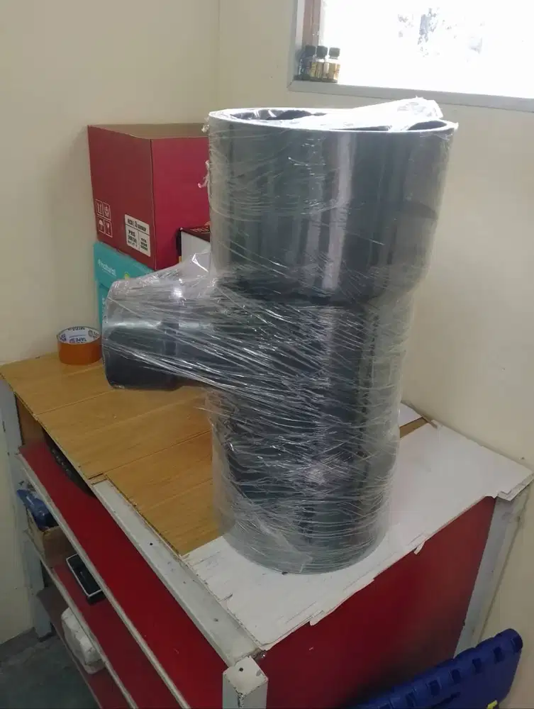 REDUCER TEE SAMBUNGAN LAS 8 X 4 INCH