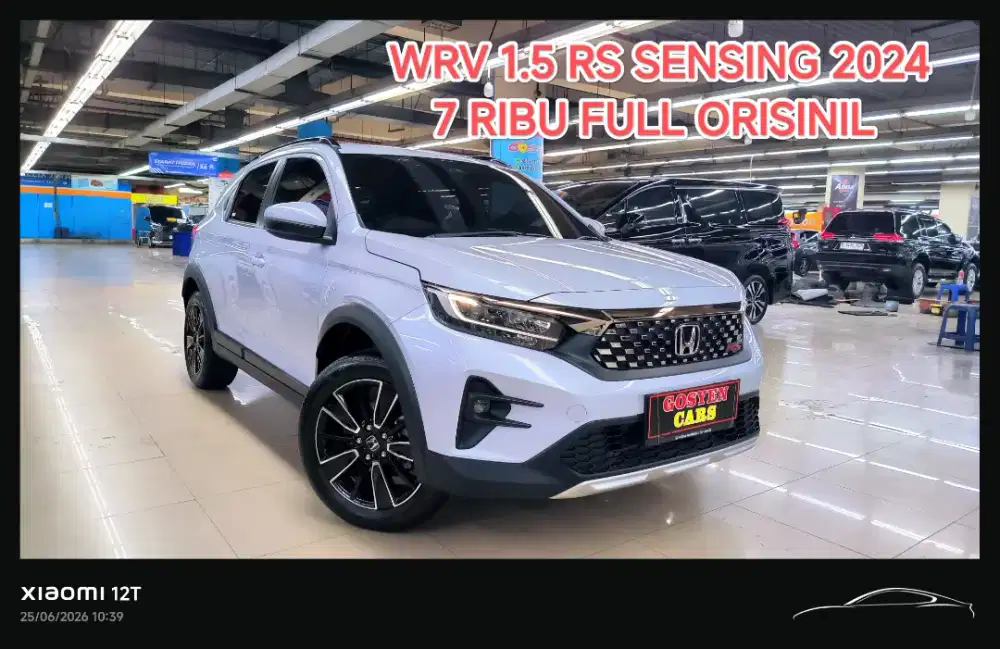 km 7 ribu HONDA WRV 1.5 RS SENSING AT 2024 FULL ORISINIL