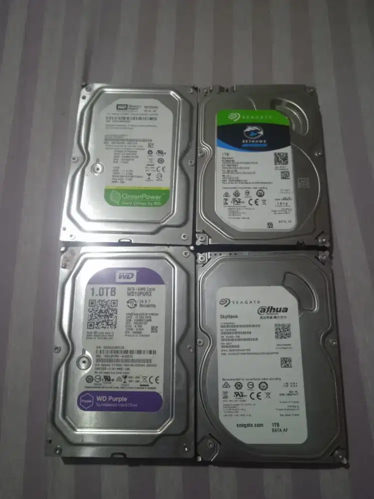 Dijual hardisk 1 tb. Berbagai merk. Kondisi second ya