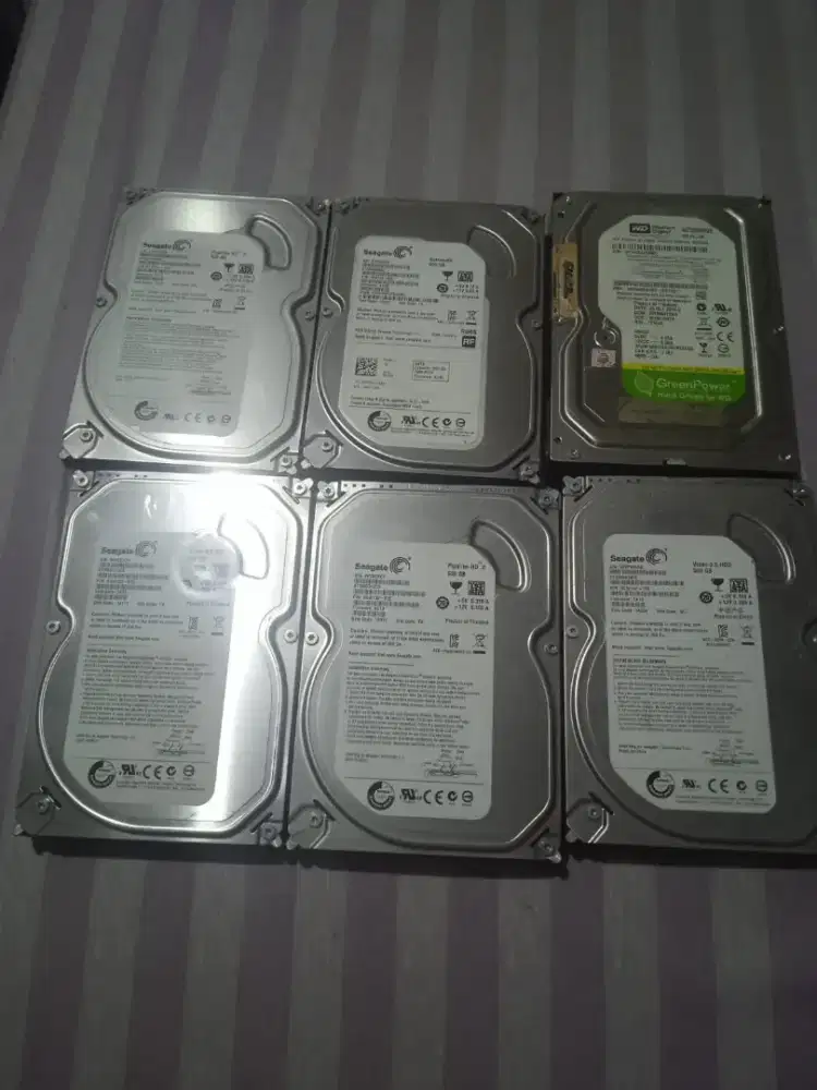 Dijual hardisk segate 500gb. Kondisi second