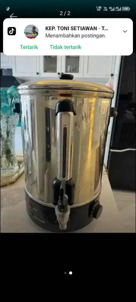 Dispenser panas merk crown 10liter
