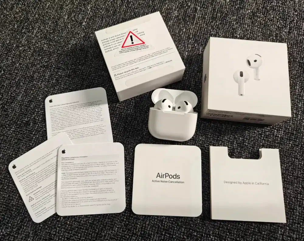 AirPods 4 ANC Resmi iBox Fullset Original