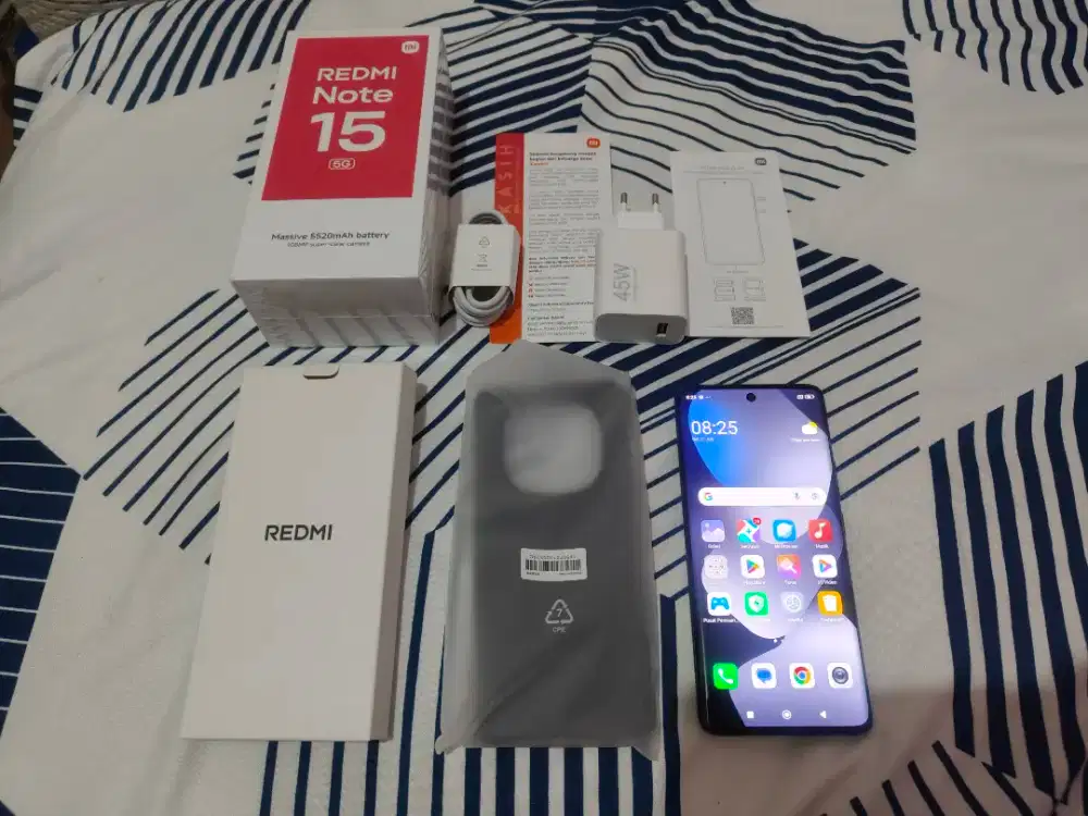 REDMI NOTE 15 5G 8/256 SUPER LIKENEW NOMINUS PEMAKAIAN 1 MINGGU