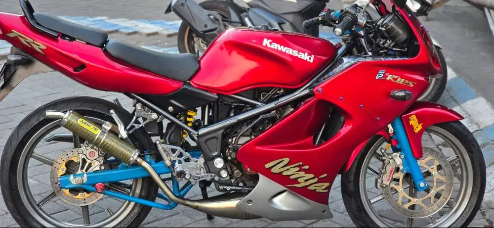 Ninja RR Old Merah Candy | Mesin Kering | Body Mulus | Modif Elegan |