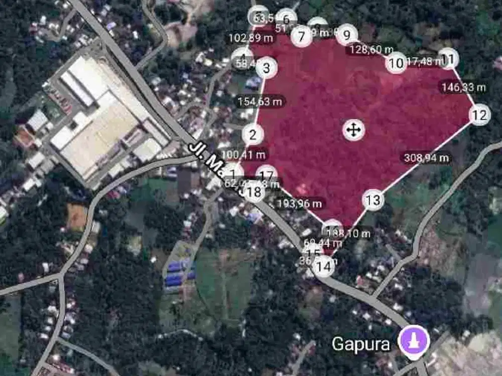Di jual Tanah poros jl Malino 16 Hektar