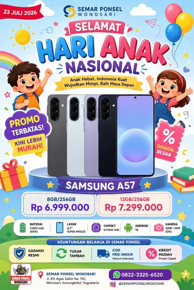 SAMSUNG A57 NEW