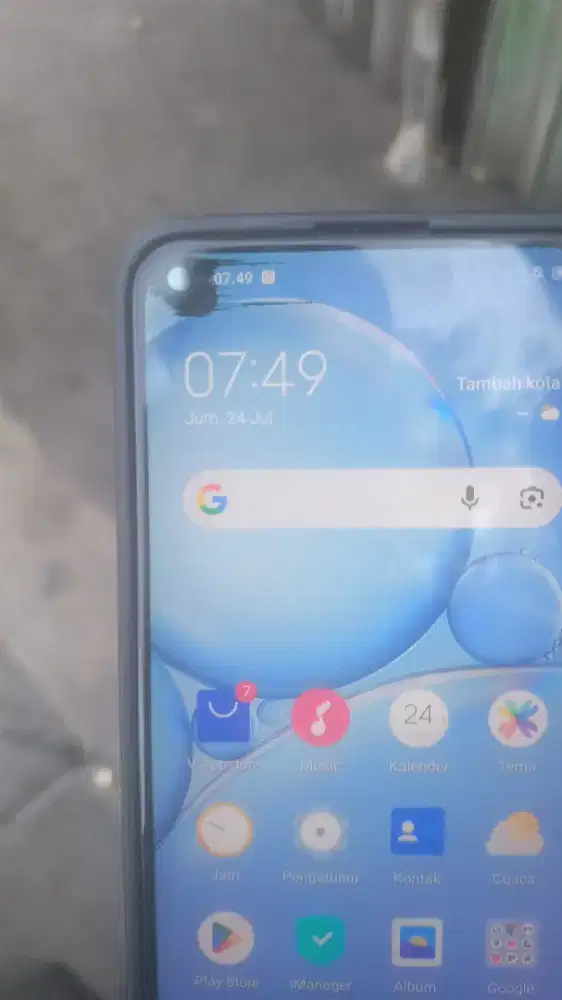 Vivo y30 4/128 minus lcd bocor dekat kamera
