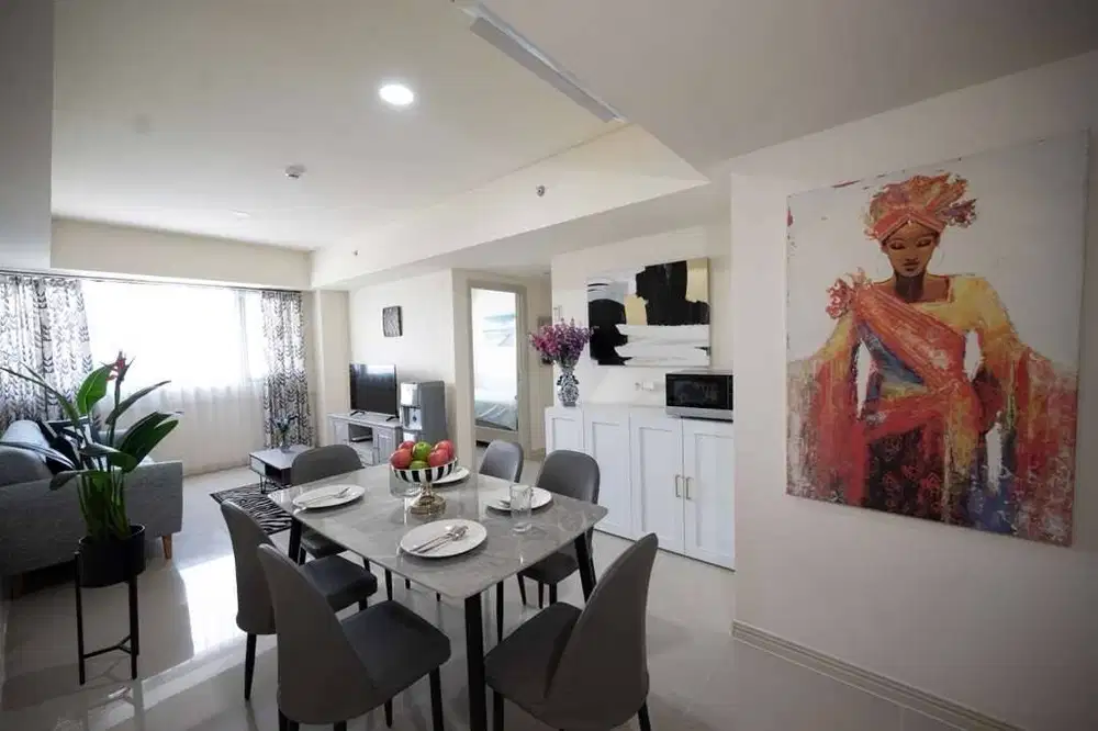 apartemen mewah full furnished 70 juta/6 bulan