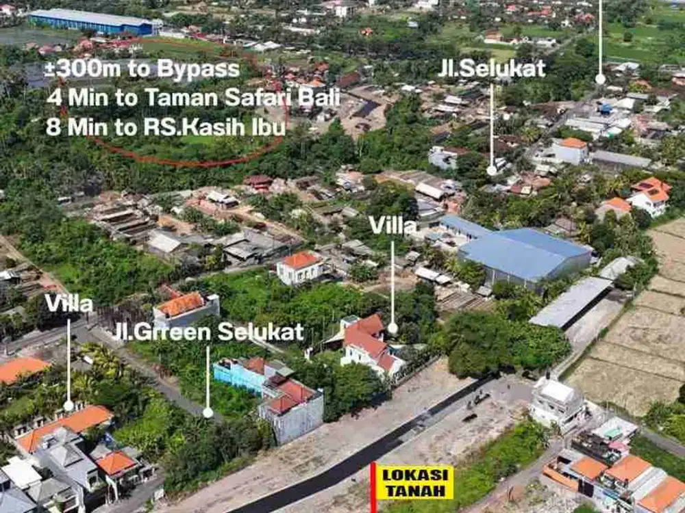 Tamah Kavling Murah Dekat Spot Surfing Pantai Keramas Gianyar