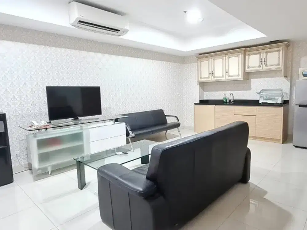 Apartemen The Mansion Kemayoran 2 Bedroom Furnish Siap Huni View Golf