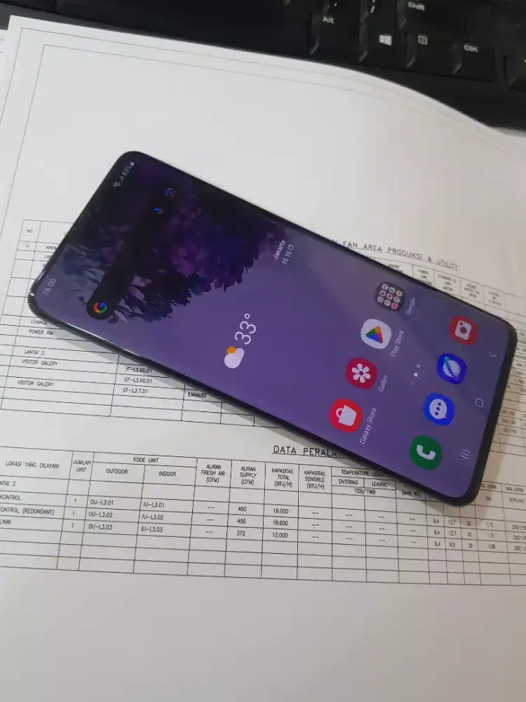 Samsung s20+ Ex Resmi Sein Mulus