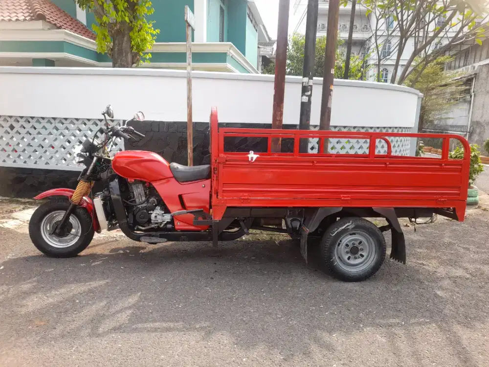 Viar long bak 2meter cator gerobak pick up roda 3 tiga