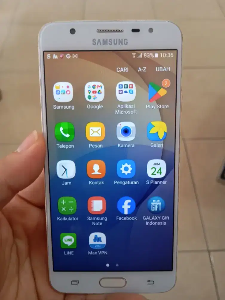 Galaxy J7 Prime 32Gb/Ram3Gb/4G/Finger-Golden ponsel