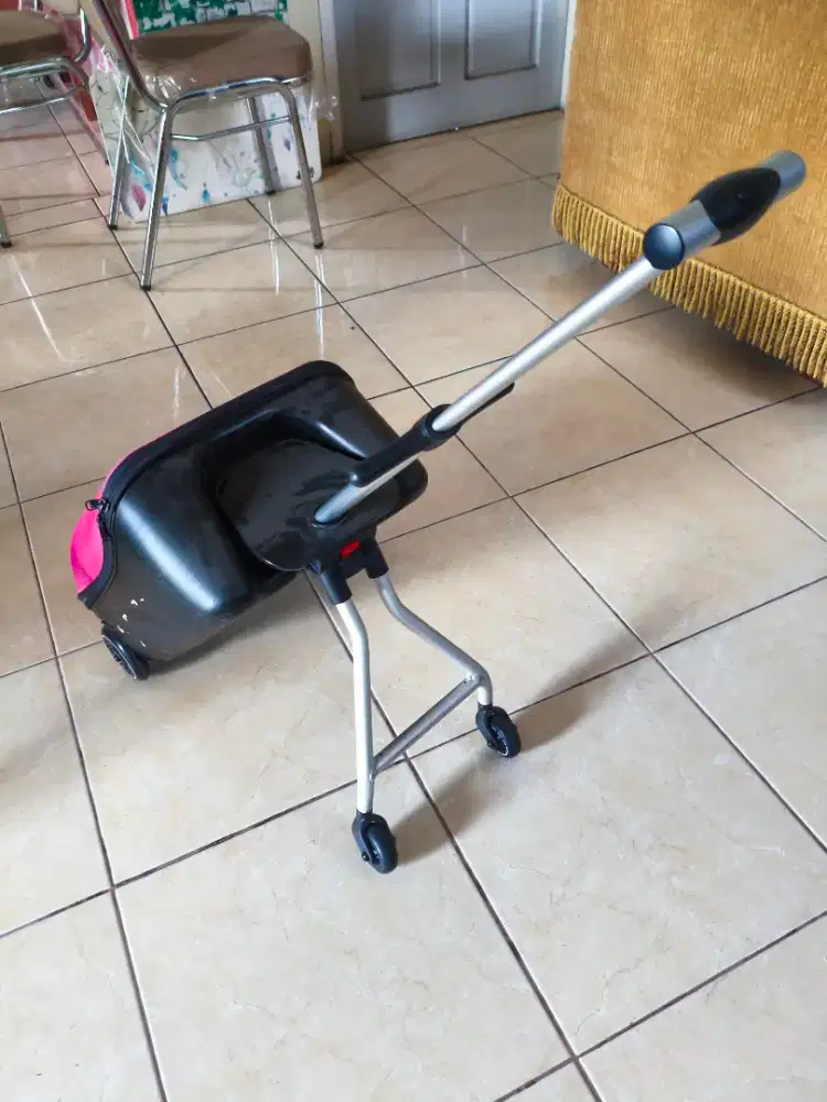 Koper stroller multifungsi warna pink