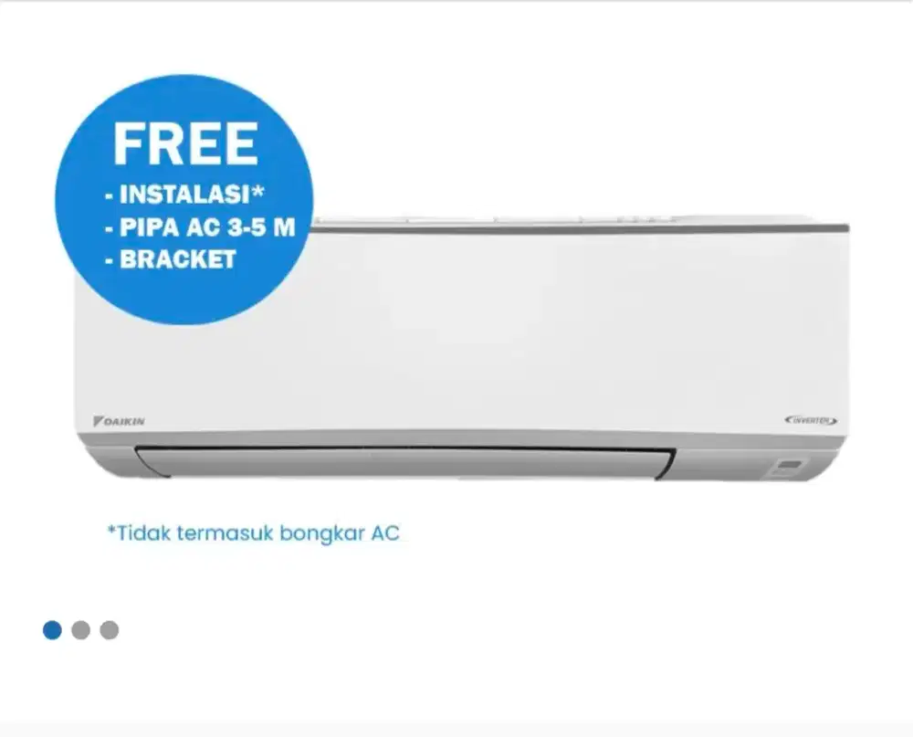 DAIKIN AC SPLIT 1 PK INVERTER WHITE
