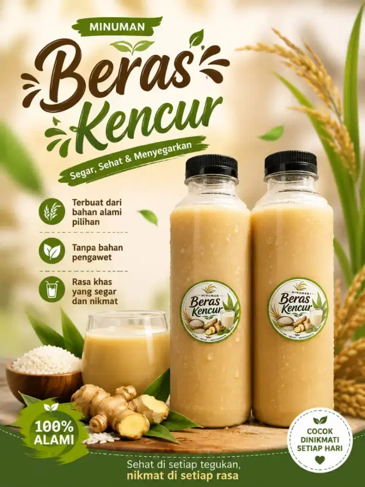Minuman Kunyit Asam dan Beras Kencur