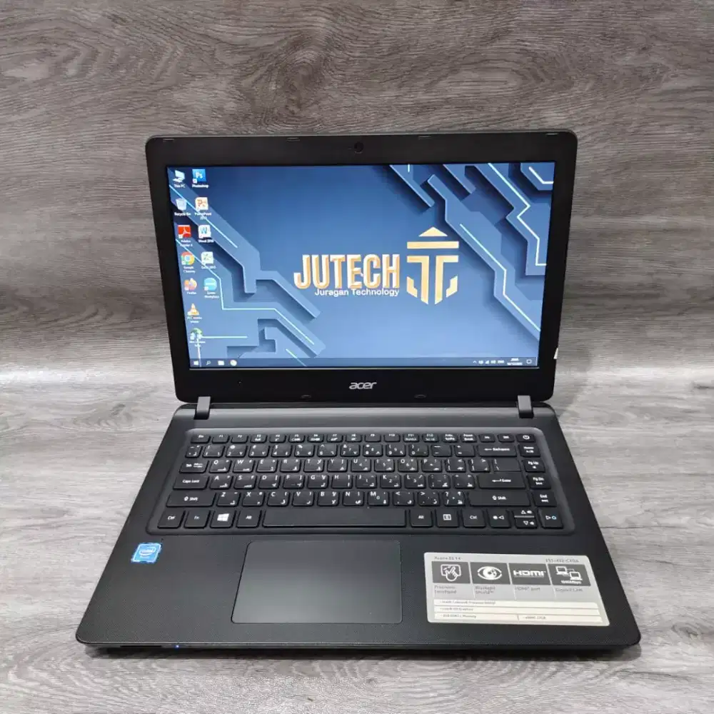 Laptop Acer Aspire ES1-432 Slim Ram 10GB bonus Mouse Baru Siap pakai [